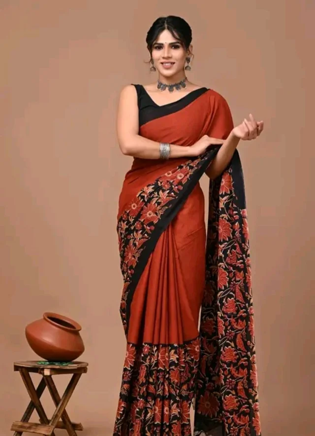 Soft cotton mulmu saree with blouse piece fabric Quality 92*80 product quality % Good Quality product wear wedding ethnic traditional product