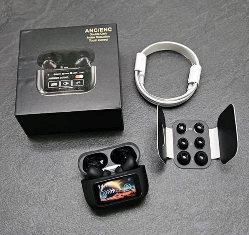 Airpods Pro 2 Black Display Earbuds 💯% Og Quality