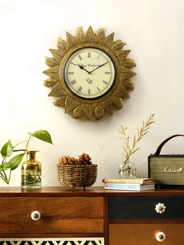 Carving Star Brass Embossed 18 Inches