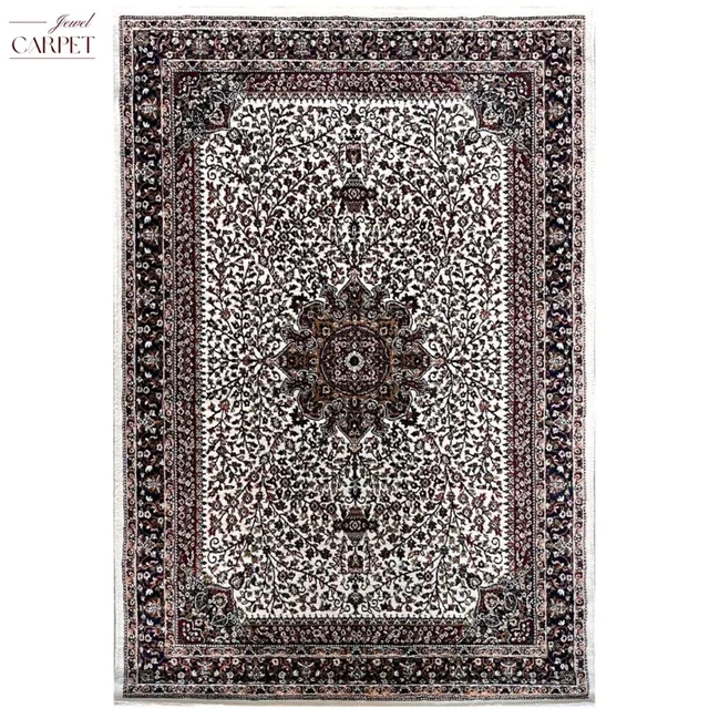 Jewel Carpet
White Persian Wool Traditional Carpet