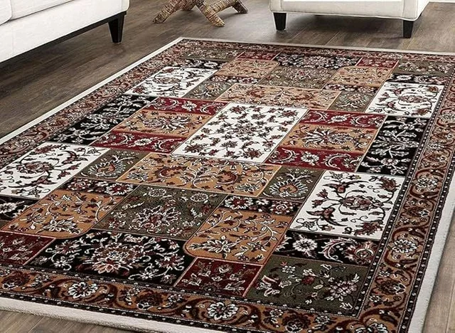 Jewel Carpet
Cream Persian Wool Traditional Carpet