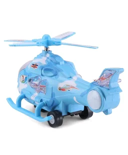 Musical Force Helicopter Toy, Bump and Go Action, Lights and Music